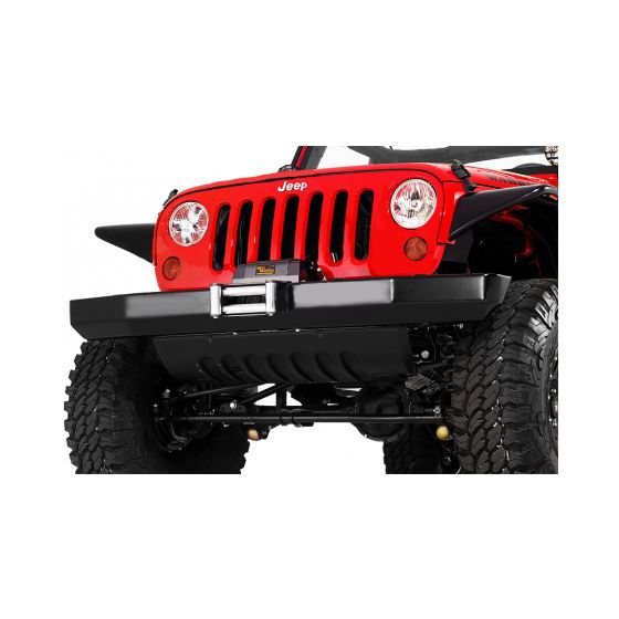 Jeep JK/JKU Front Rock Crawler Winch Bumper w/ D-Ring Mounts 1