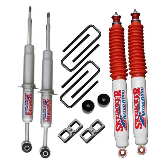 Suspension Lift Kit wShock 3 Inch Lift 1619 Toyota Tacoma Incl Front Struts Front Diff Drop Kit Rear