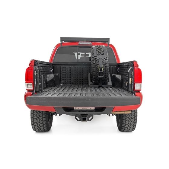 Bed Mount Spare Tire Carrier Universal Multiple Makes and Models (Chevy/Dodge/Ford/GMC/Ram) (99073)