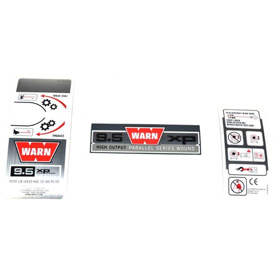Warn Label Kit 68614 1