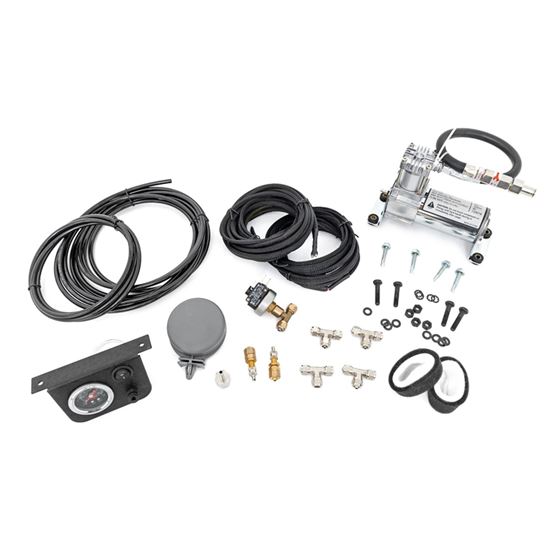 Onboard Air Bag Compressor Kit w/Gauge (10100) 1