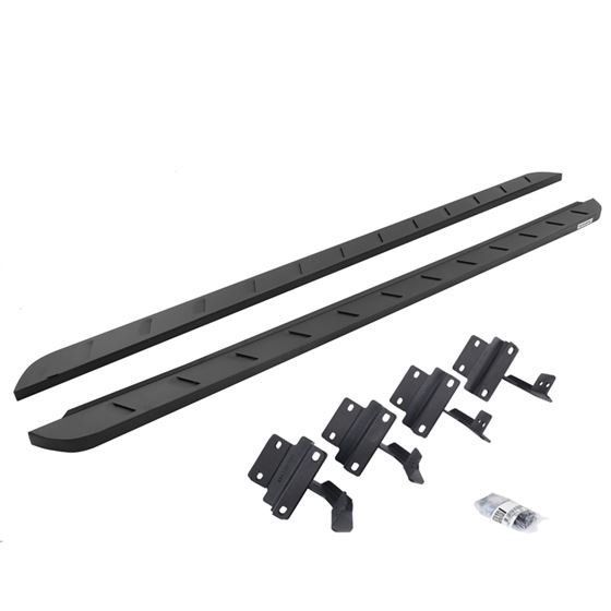 63417780SPC RB10 Slim Line Running Boards with Mounting Brackets Kit