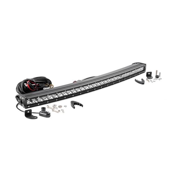 30 Inch Chrome Series LED Light Bar Curved Single Row (72730) 1