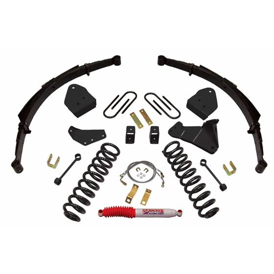 Lift Kit 6 Inch Lift Includes Front Variable Rate Coil Springs Track Bar Radius Arm Drop Brackets Si