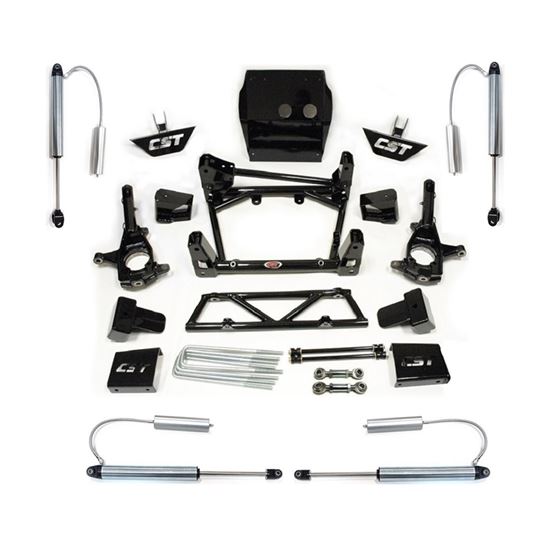 11 16 2500HD 2WD 4WD 6 8in Lift Kit Stage 4 Incl Four 20 Reservoir Shocks 1