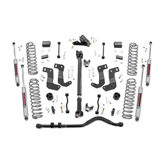 3.5 Inch lift Kit C/A Drop FR D/S Jeep Wrangler Unlimited 4WD (18-23) (65431) 1