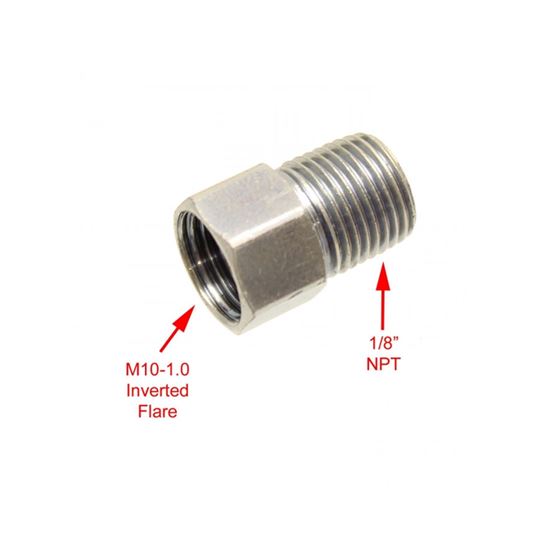18 Inch NPT MALE to M1010 Female Inverted Flare Adapter Low Range Offroad 1
