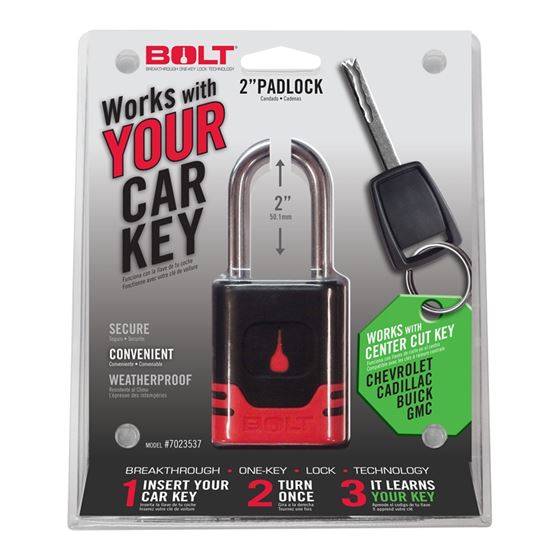 BOLT Padlock GM Center Cut