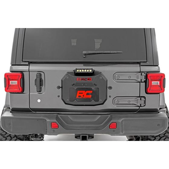 Spare Tire Carrier Delete 8 Inch Chrome LED Wrangler JL (18-24)/Wrangler Unlimited (18-24) (10607) 3