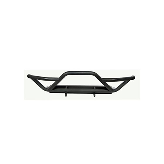 RRC Front Bumper with Grille Guard Black; 87-06 Jeep Wrangler YJ/TJ