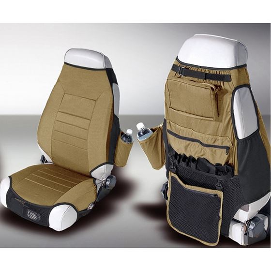 Fabric Seat Protector Vests Spice; 76-06 Jeep CJ/Wrangler YJ/TJ