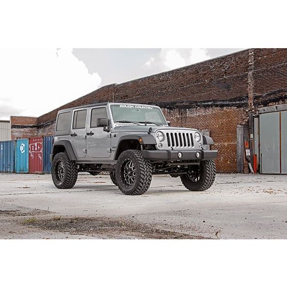 4 Inch Jeep Suspension Lift Kit V2 Monotube Shocks 0718 Wrangler JK Unlimited 1