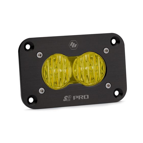 LED Wide Cornering Amber Flush Mount S2 Pro 1