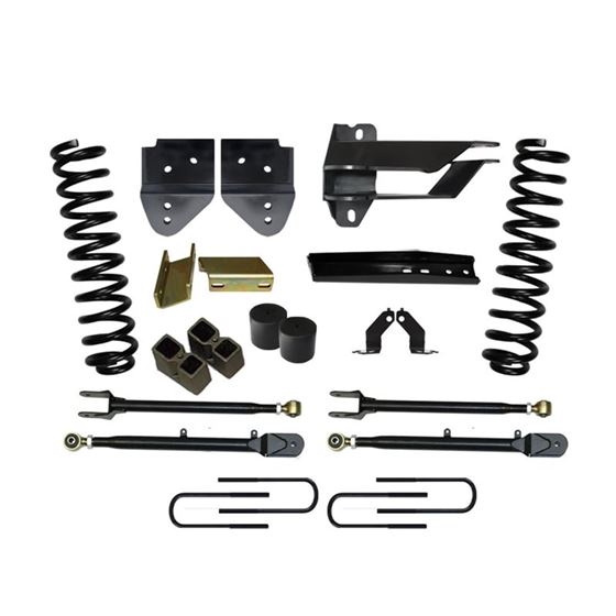 Lift Kit 4 Inch Lift Class II 4Link System 1719 Ford F250 Super Duty Includes Front Coil Springs Tra