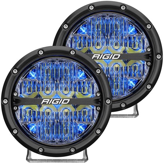 360-Series 6 Inch Led Off-Road Drive Beam Blue Backlight Pair 1