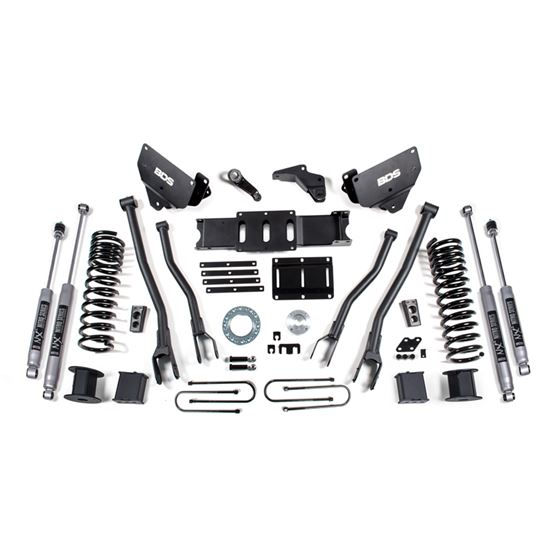 5.5 Inch Lift Kit w/ 4-Link - Ram 3500 w/ Rear Air Ride (13-18) 4WD - Gas (1652H)