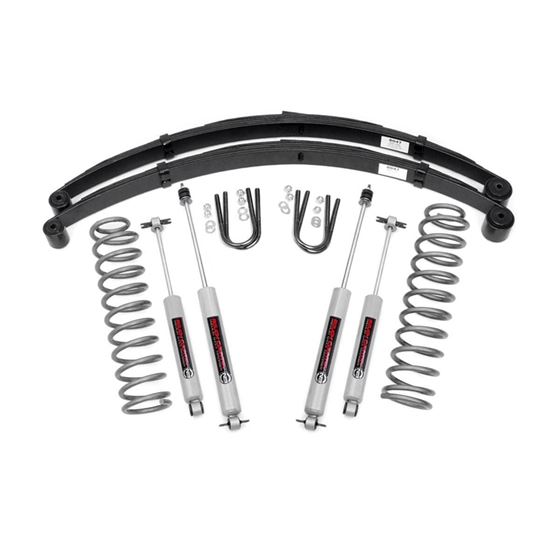 3 Inch Lift Kit RR Springs Jeep Cherokee XJ 2WD/4WD (1984-2001) (630N2) 1