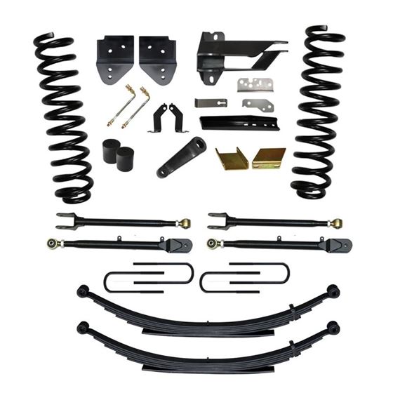 Class II Lift Kit 6 Inch Lift Includes Front Coil Springs Rear Leaf Springs Adjustable 4Links 1719 F