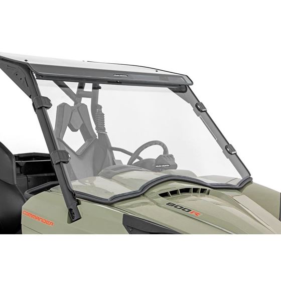 Full Windshield Scratch Resistant Can-Am Commander 1000 (98112030) 1