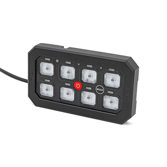 8 Gang Switch Panel RGB Backlit Buttons Multifunction Modes (70970A) 3