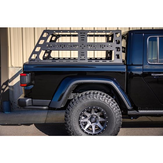 Jeep Gladiator JT Cab Height Bed Rack Powdercoat Black 20-Pres Gladiator 3