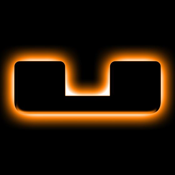 Universal Illuminated LED Letter Badges - Matte Black Surface Finish - U (3141-U-005) 1
