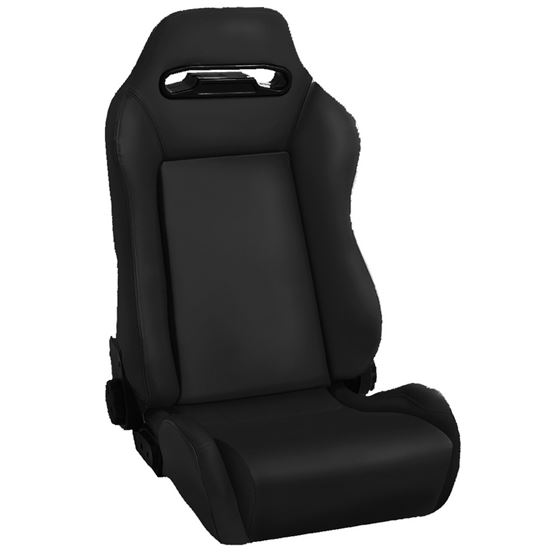 Sport Front Seat Reclinable Black Denim; 76-02 CJ/Wrangler YJ/TJ