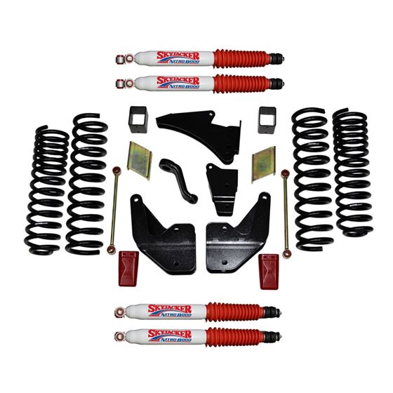 Suspension Lift Kit wShock Nitro Shocks 6 Inch Lift 1419 Ram 2500 Incl Front And Rear Coil Springs S