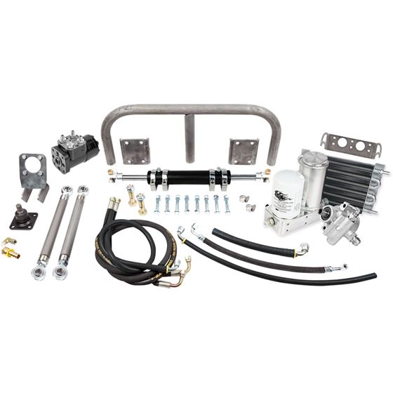 Universal Heavy Duty Full Hydraulic Steering Kit - 10-inch HD Ram 1
