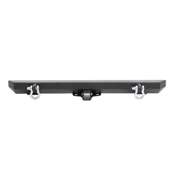 SRC Classic Rear Bumper W DRings Black Textured 76750D