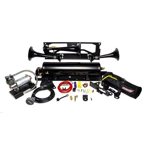 BoltOn Ford Train Horn System With 230 Triple Train Horn And 150 Psi Waterproof Air System 1