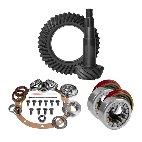 8.6" GM 4.11 Rear Ring and Pinion Install Kit Axle Bearings and Seal 1