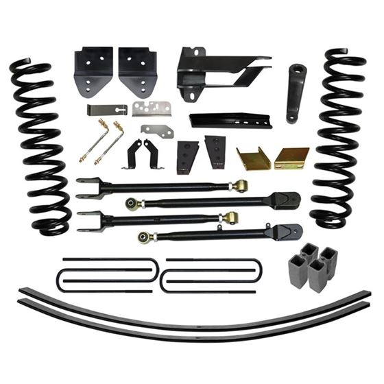 Lift Kit 85 Inch Lift Class II 4Link System Includes Front Coil Springs Track BarRadius ArmSteering