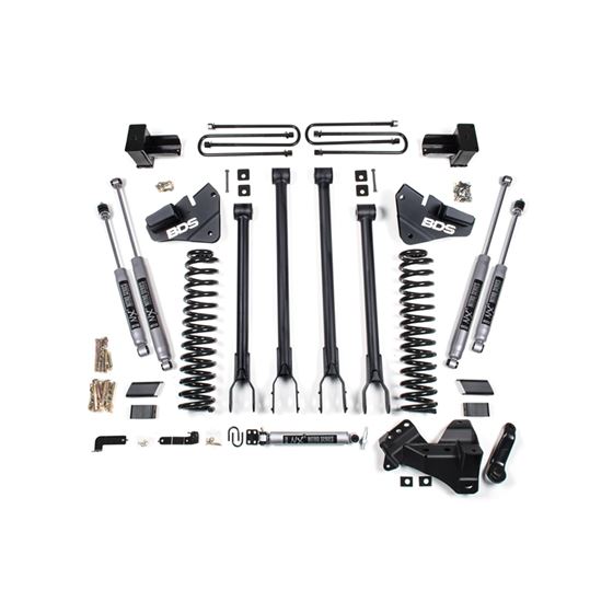 4 Inch Lift Kit w/ 4-Link - Ford F350 Super Duty DRW (20-22) 4WD - Diesel (1565H)