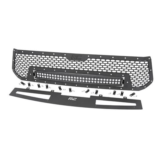 Toyota Mesh Grille w30 Inch Dual Row Black Series LED 1417 Tundra 3