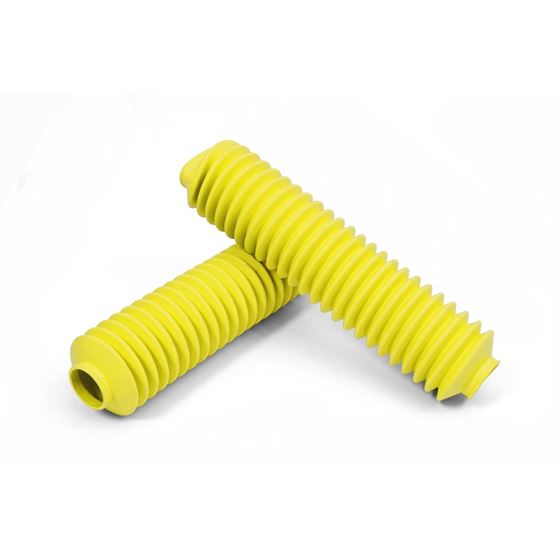 Fork Boot 9.5 Inch Travel 11 Inch Extended 1.25 Inch Collapsed Yellow