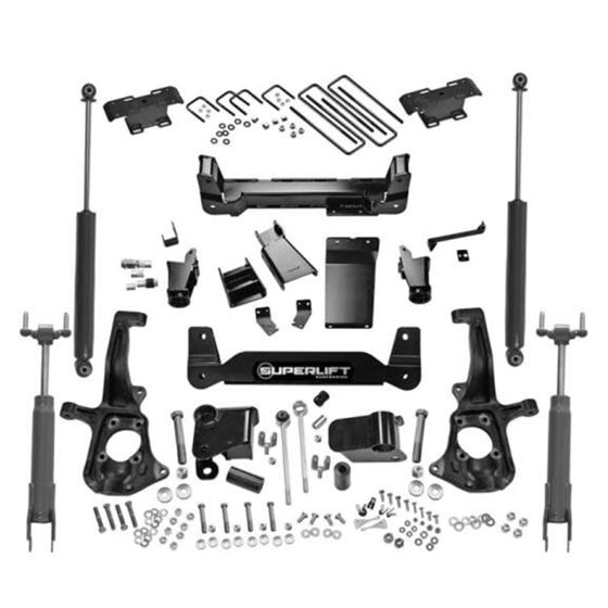 6" Lift Kit - 11-19 Silverado/Sierra 2500HD/3500HD 4WD - Knuckle Kit w/SL Shocks (K150S)