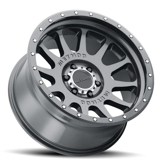 MR605 NV 20 x 10 -24mm Offset 6x135 87mm Centerbore Gloss Titanium 3