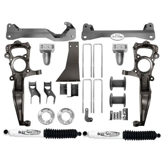 2009-2014 Ford F-150 4WD 6 Inch Suspension Lift Kit - Includes Shocks (26100KN) 1