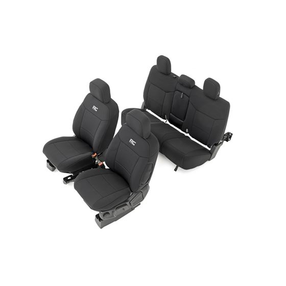 Seat Covers FR Bucket and RR Bench Ford Ranger 2WD/4WD (2019-2023) (91056) 1