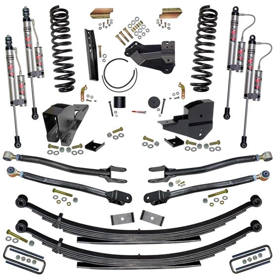 4 In. Lift Kit with 4-Link Conversion and ADX 2.0 Remote Reservoir Shocks. (F234524KS-X) 1