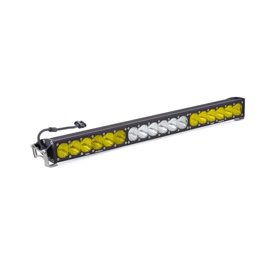 30 Inch LED Light Bar Amber/White Dual Control OnX6 Series 1