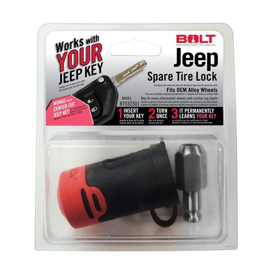BOLT Spare Tire Lock (Jeep JL)