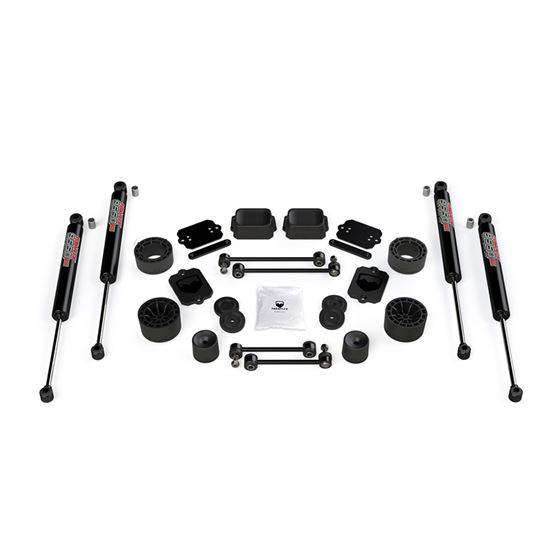 JL 2.5 Inch Performance Spacer Lift Kit with 9550 VSS Shocks 1