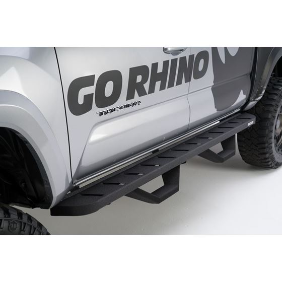 Go Rhino RB10 Running Boards &amp; 2 Pairs of Drop Steps