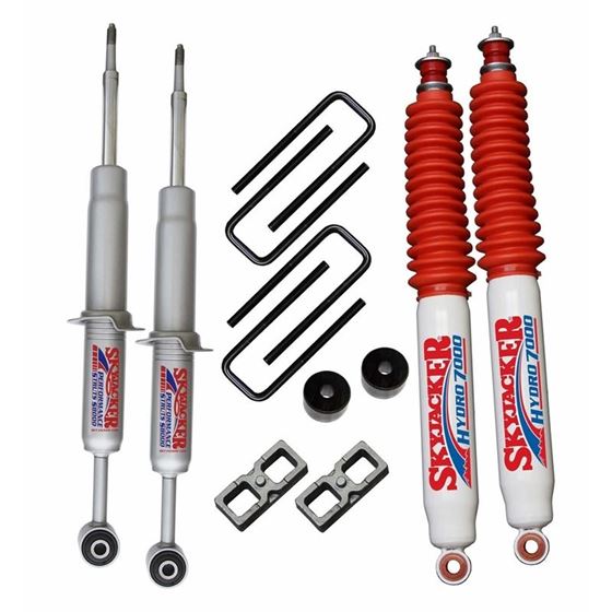 Suspension Lift Kit wShock 3 Inch Lift 1619 Toyota Tacoma Incl Front Struts Front Diff Drop Kit Rear