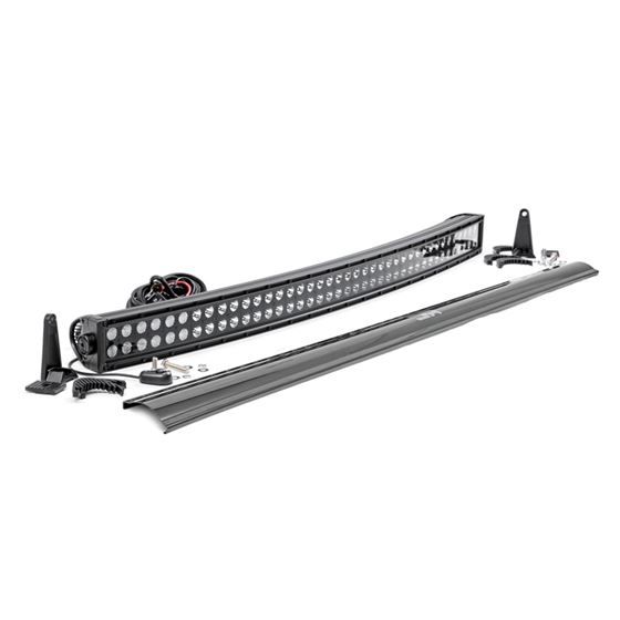 40 Inch Black Series LED Light Bar Curved Dual Row (72940BL) 1