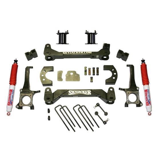 Suspension Lift Kit w Hydro 700 Shock 45 Inch Lift 0719 Toyota Tundra Incl Front Strut Spacer Block