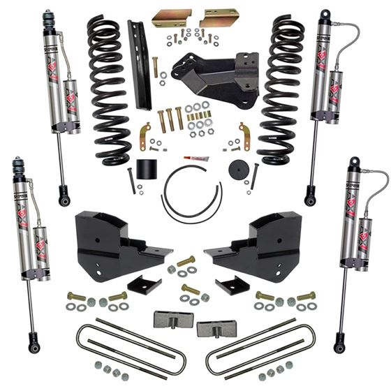 4 in. Suspension Lift Kit with Coils Blocks and ADX Remote Reservoir Shocks. (F23401K-X) 1