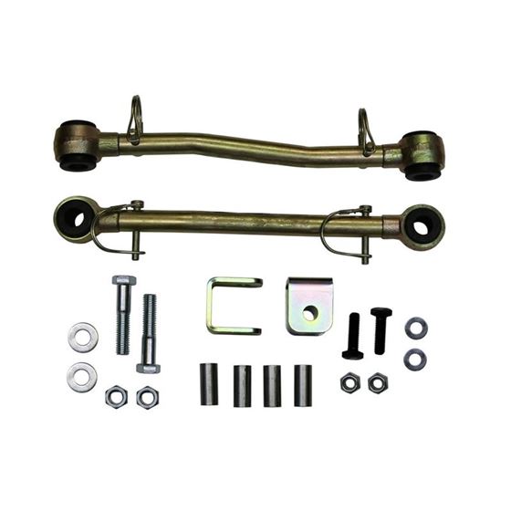 Sway Bar Extended End Links Disconnect Front Lift Height 6 Inch Double Black Rubber Bushings 9706 Je
